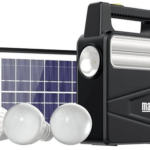 Tevo Magneto Home Solar Lighting System- Dual Solar-Powered or AC Rechargeable Solution DBK254