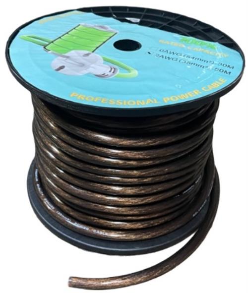 Solarix 35mm Battery Power Cable 50 Metre Roll Black -High Performance Battery Cable SOL35MMBC50MBK