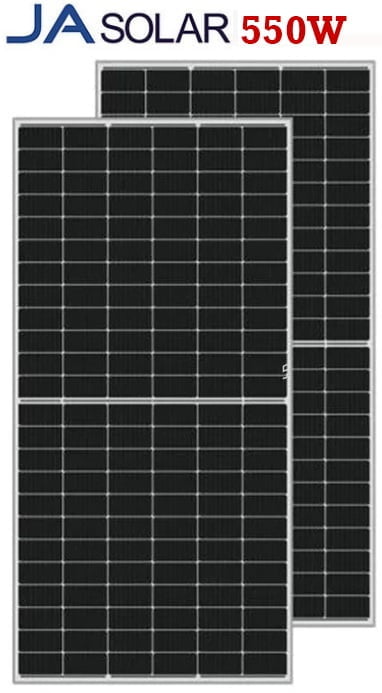Solarix JA 550W Mono Crystalline Half Cell Solar Panel- Deep Blue Ver 3.0 Technology SOLJAM550WMR