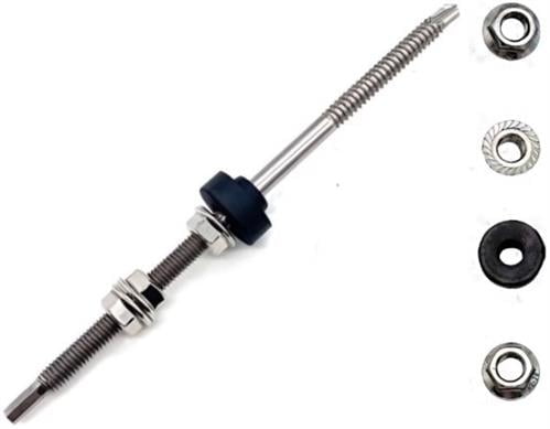 Solarix IBR Hanger Bolt screw for D-RAIL 6mm SOLSIBRHBS01